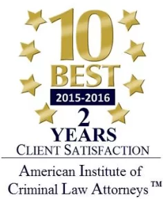 American Institute of Criminal Law Attorneys Best Awards Logo