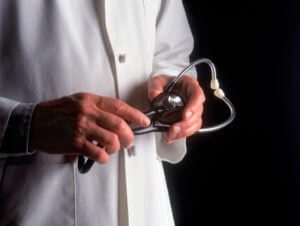 Doctor holding a sothoscope