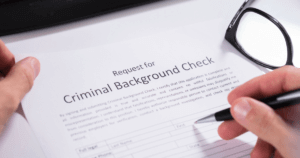 Criminal Background Check Document
