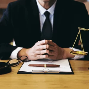 Person with papers