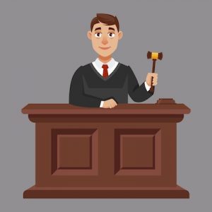judge holding a gavel