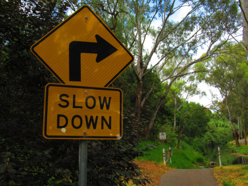 failure to reduce speed