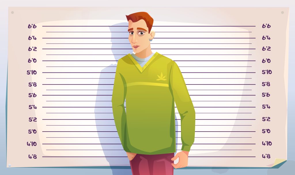 man arrested for weed