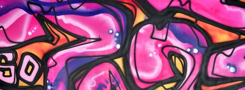 Property damage graffiti