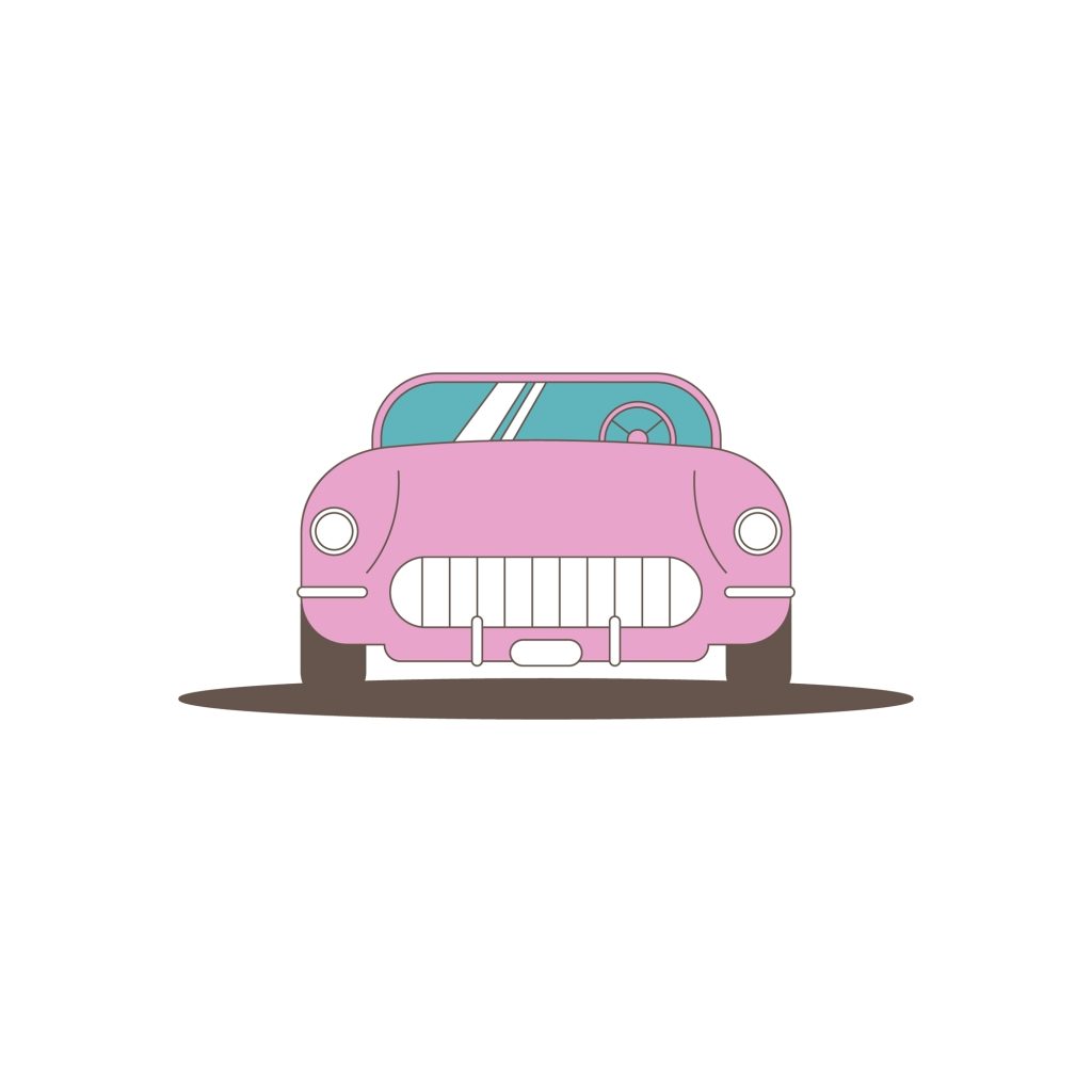 Conducción borracha en coche de sueño de Barbie