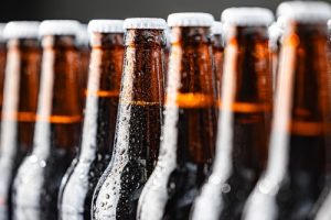 Children drinking beer