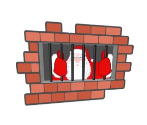 Santa in jail